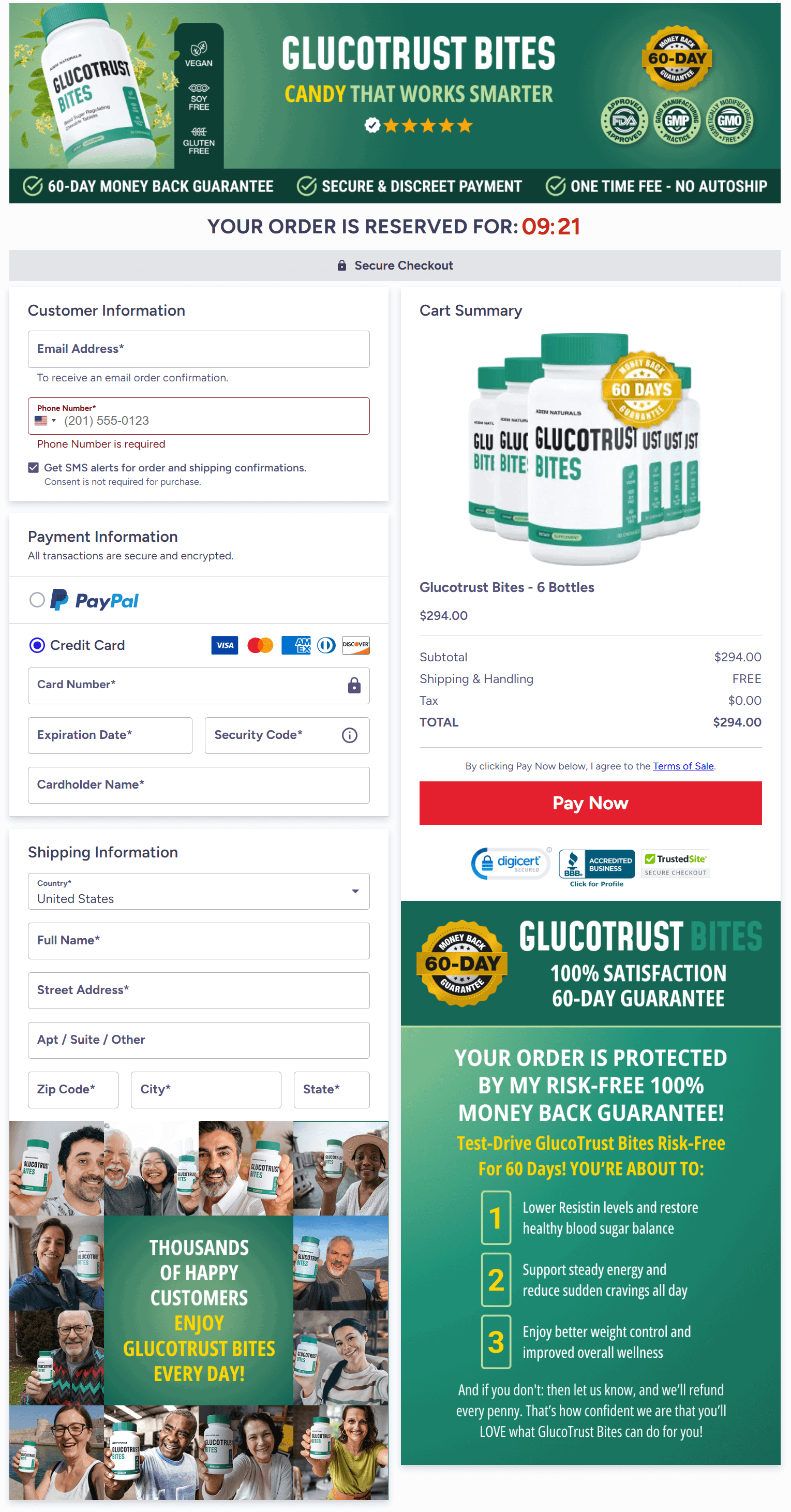 Gluco Trust Bites Order - Buy Now